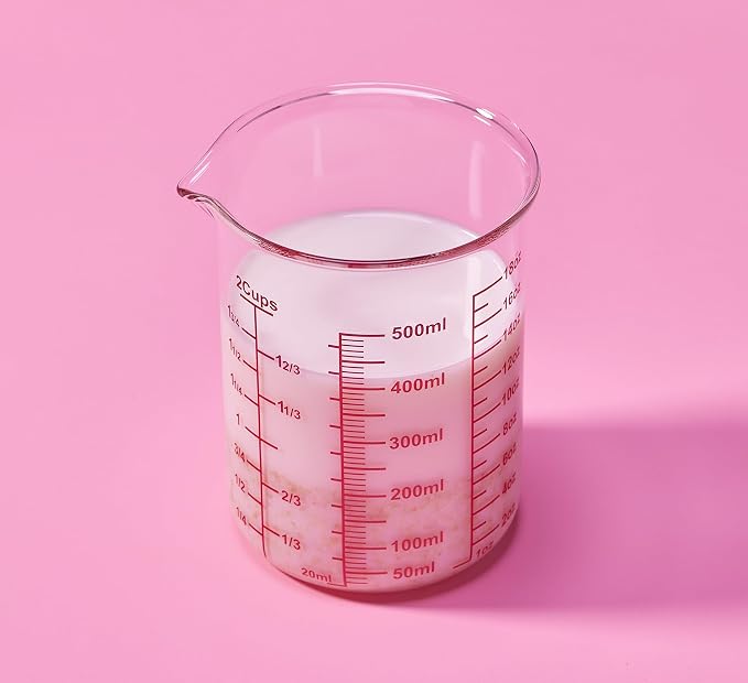 High Borosilicate Glass Measuring Cup-V-Shaped Spout，Glass Measuring Beaker - Image 8