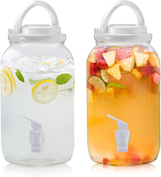 Havawish 2 Pcs 1 Gallon Plastic Beverage Dispenser by Havawish
