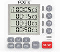 Digital Dual Kitchen Timer, 4-Channel Magnetic Countdown Timer by FCXJTU