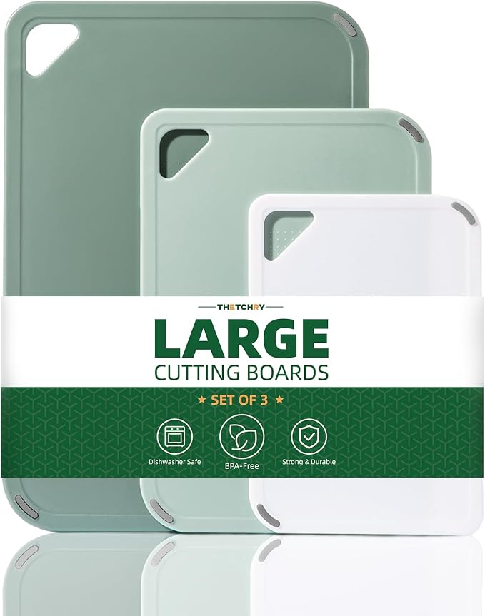 THETCHRY Plastic Cutting Board Set of 3-Cutting Boards by Thetchry