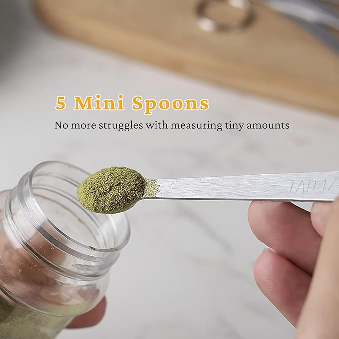28 Pcs Stainless Steel Measuring Spoons Set - Image 7