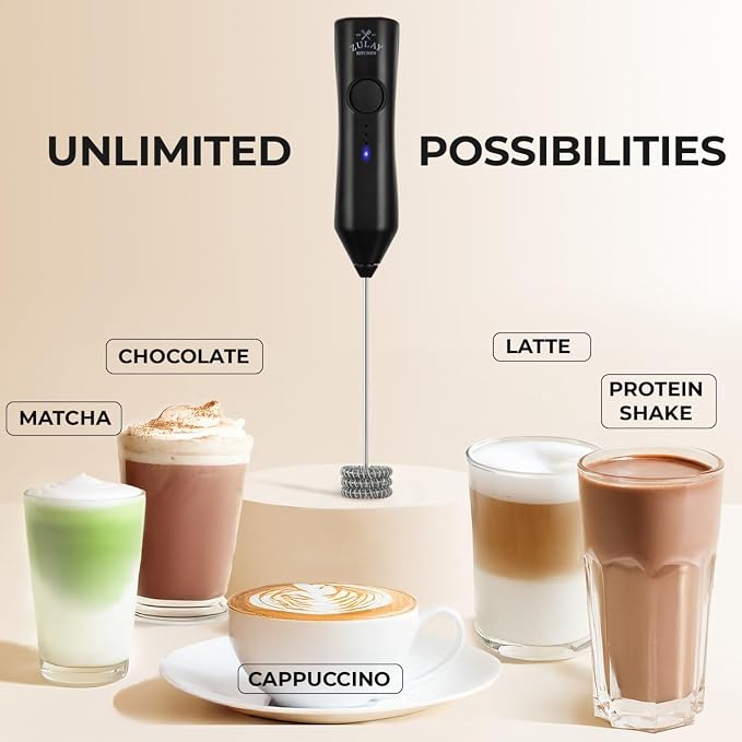 Zulay Kitchen Rechargeable Milk Frother - Image 6