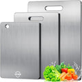 Titanium Cutting Board, Non Toxic, Double-Sided Food Grade Chopping Board by UFJEG