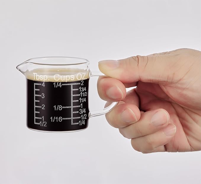 Ackers Etching Scale Measuring Glass --Made of High Borosilicate Glass Measuring by AckersBORO33