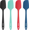 4 Pcs Silicone Spatula Set, 11.4 In, 600°F Heat Resistant Rubber Spatulas by Unknown