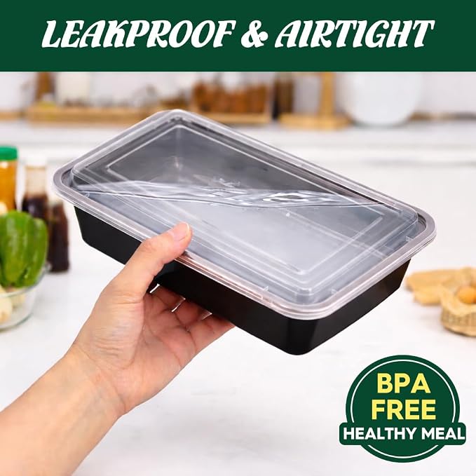 Glotoch Meal Prep Containers 32oz 50 Pack - Image 6