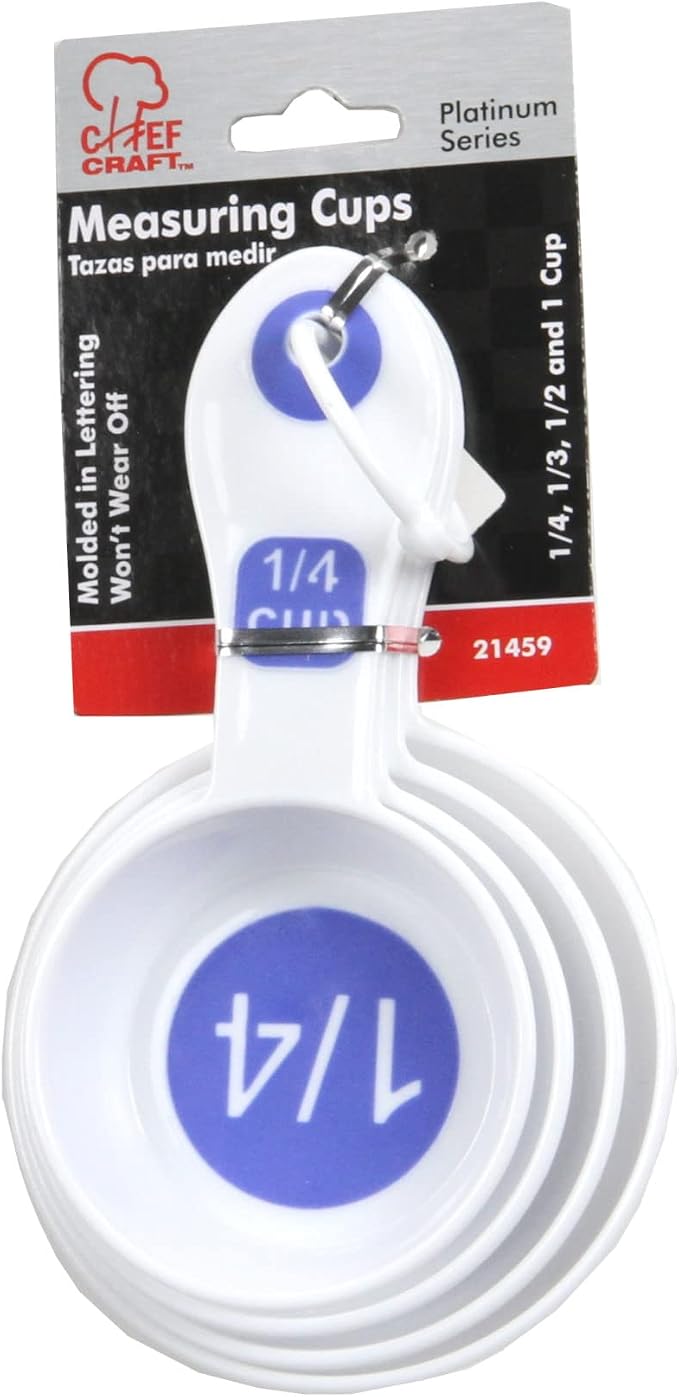 Chef Craft Select Plastic Measuring Cups, and 1 cup - Image 2