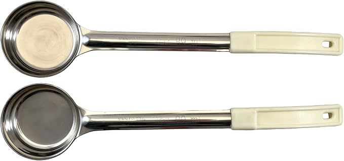 3 Ounce Solid Stainless Steel Portion Control Ladle Spoon by Habanerofire