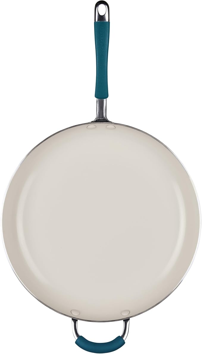 Rachael Ray Cucina Ceramic Nonstick Frying Pan/Skillet, Dishwasher Safe - Image 11