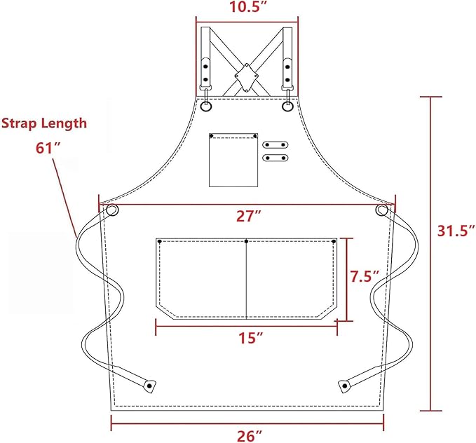 AFUN Chef Aprons for Women Men - Image 2