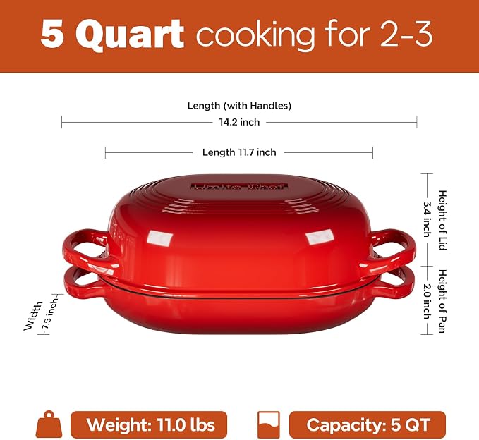 Enameled Cast Iron Sourdough Bread Oven, Dutch Oven, incl. Sourdough - Image 4
