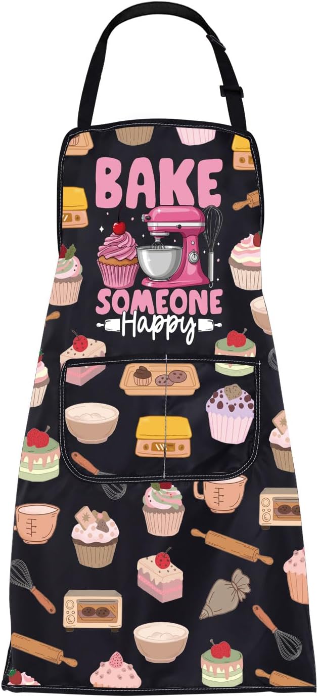 FUSTMW Cake Maker Gifts for Baker Kitchen Baking Apron by FUSTMW