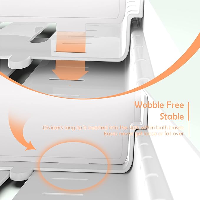 EVERIE Expandable Food Container Lid Organizer - Image 2