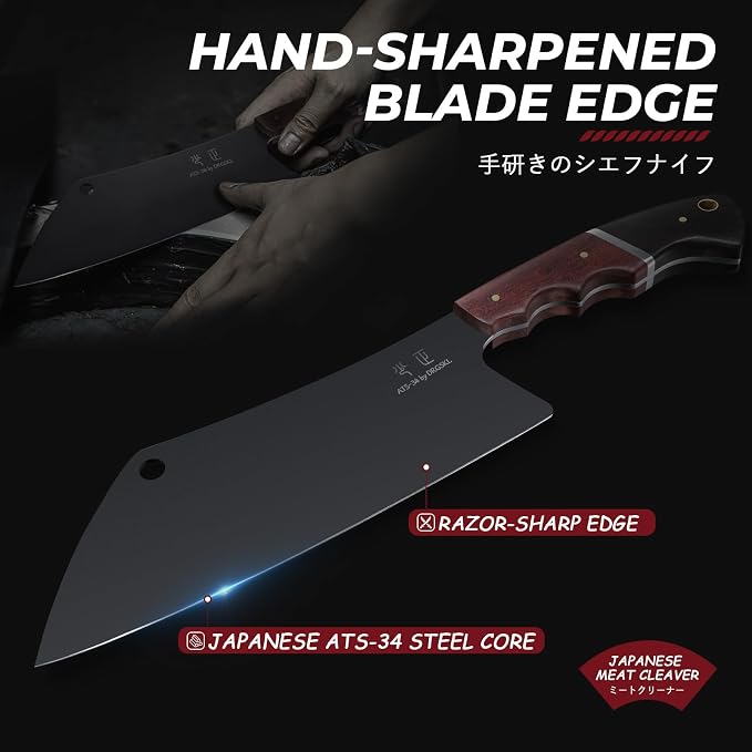 DRGSKL Meat Cleaver Knife 8inch - Image 7