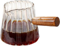 Wooden Handle Coffee Cup with Scale, Espresso Accessories Double Scale Glass by Unknown