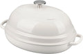 EDGING CASTING Enameled Oval Cast Iron Dutch Oven Pot by EDGINGCOOKWARE