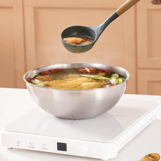 Stainless Steel Salad Bowls Set - Image 6