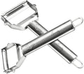 Basily Premium Julienne and Serrated Stainless Steel Peeler by MEKBOK