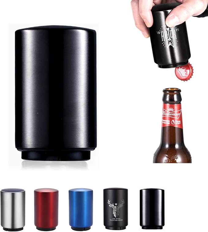 Father's Day Gift for Dad, YUDANSI Push Down Bottle Opener, Automatic Beer by YUDANSI