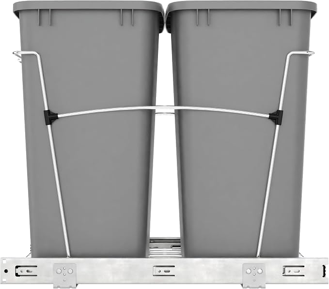 Rev-A-Shelf Double Pullout Trash Can - Image 8