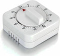 Square 60 Minute Mechanical Kitchen Timer by NUOSWEK
