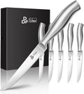 DDF iohEF Steak Knife Set, 6 Piece Steak Knife, High Carbon Japanese Stainless by DDFiohEF