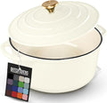 Zulay Kitchen 5 Quart Enameled Cast Iron Dutch Oven Pot by ZulayKitchen