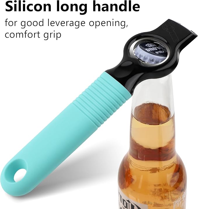 2-Pack Magnetic Beer Bottle Opener & Soda Can Opener, 2-in-1 Bottle Opener and - Image 4
