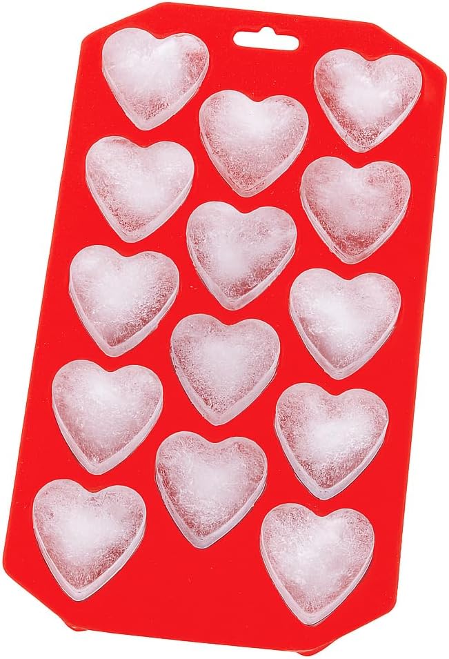 HIC Kitchen Silicone Heart Ice Tray, Makes 14 Hearts - Image 6