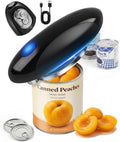 Electric Can Opener, Automatic Can Opener for Senior, One touch Side