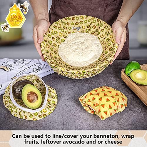 Li’l Things Beeswax Bowl Covers, Set of 5, XS–XL