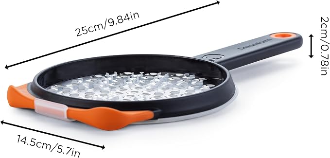Dreamfarm Ograte Two-Sided Coarse Food & Vegetable Speed-Grater - 6mm Coarse - Image 2