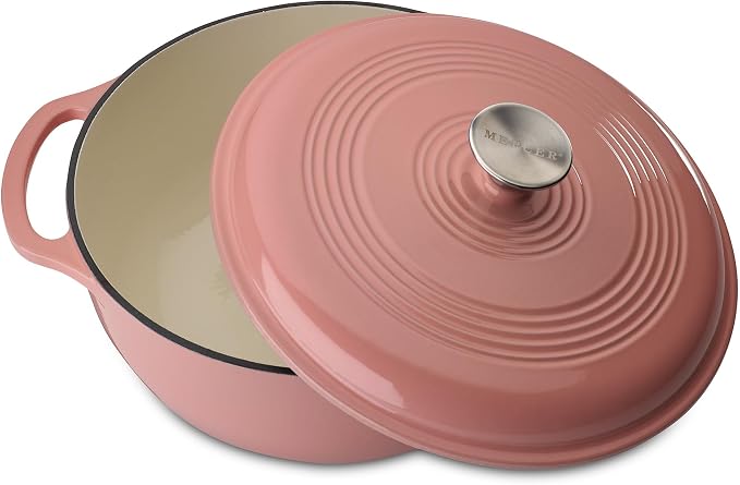 Mercer Culinary Enameled Cast Iron Round Dutch Oven, 6 qt. - Image 4