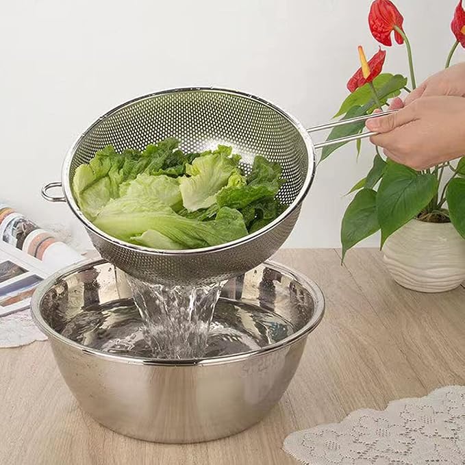Stainless Steel Colander Fine Mesh Colander - Image 7