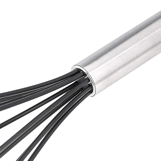 Amazon Basics Stainless Steel and Silicone Non-Stick Coated Whisk Set - Image 3