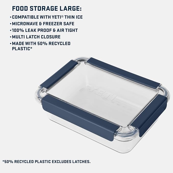 YETI Plastic Food Storage Container, BPA Free, Locking & Airtight Lid, and - Image 4