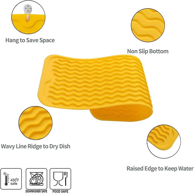 MicoYang Silicone Dish Drying Mat - Image 3