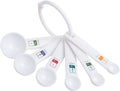 Fox Run 6-Piece Plastic Measuring Spoon Set White, 1.6 x 9 x 3 inches by foxrunbrands