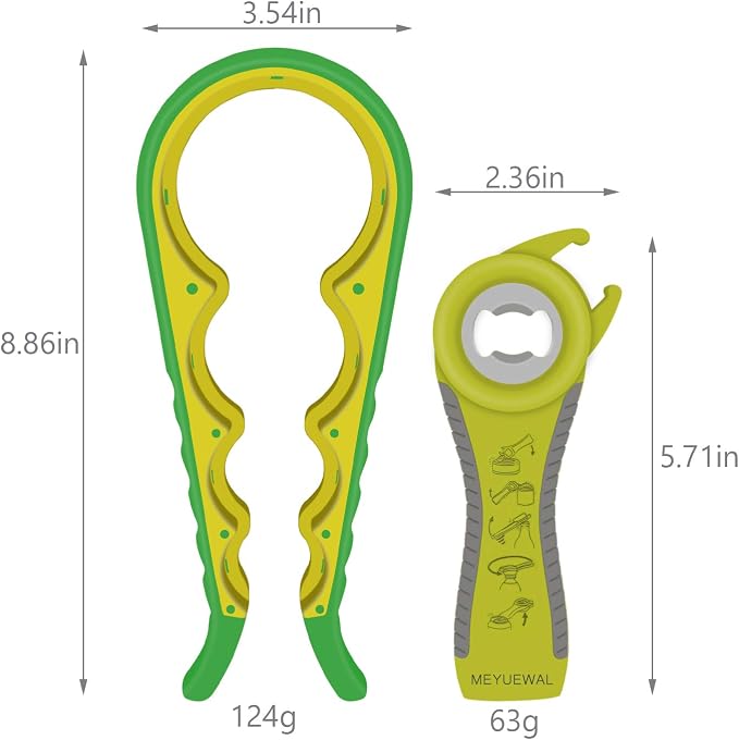 Jar Opener, 6 In 1 Bottle Opener Can Opener - Image 4