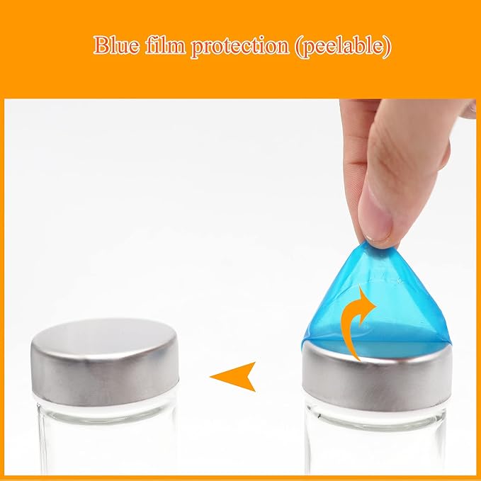 DOUBLE 2 C Revolving Countertop Spice Rack Stainless Steel Seasoning Storage - Image 8