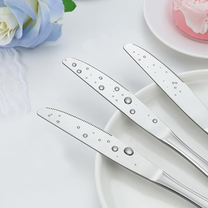 Dinner Knives Set of 36, 9” Butter Knives - Image 3