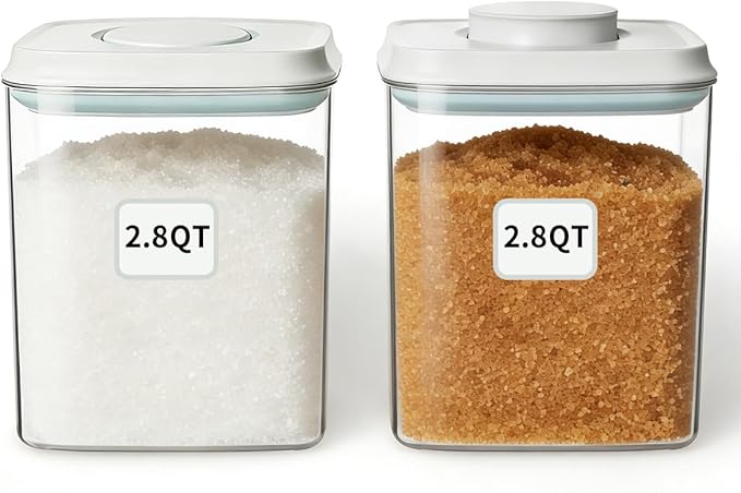 Food Storage Container Set 2.8 Qt ×2 by ANKOU