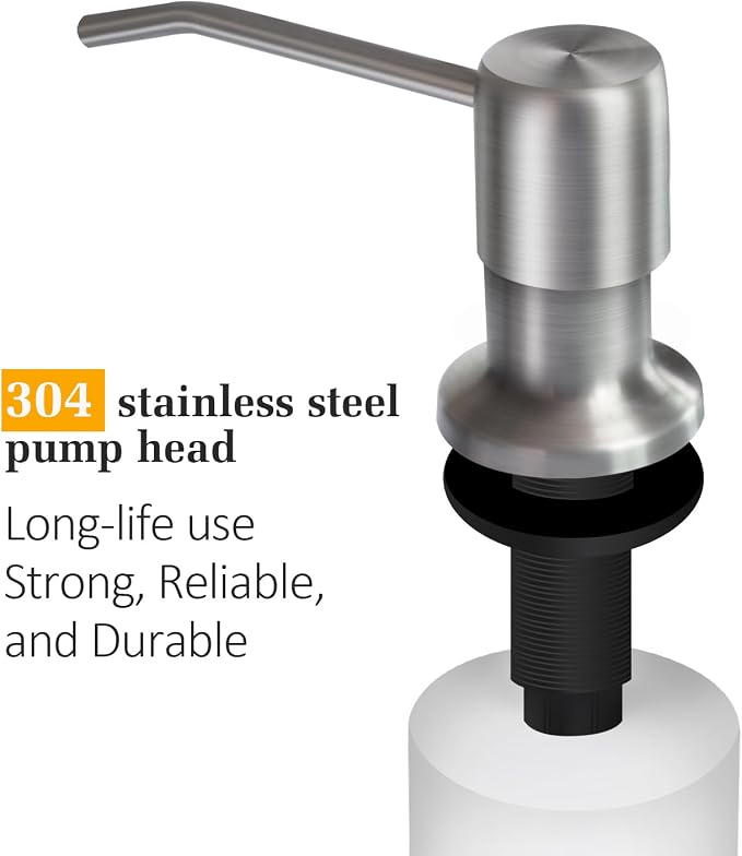 Soap Dispenser for Kitchen Sink, Built in Sink Soap Dispenser Lotion Dispenser - Image 3