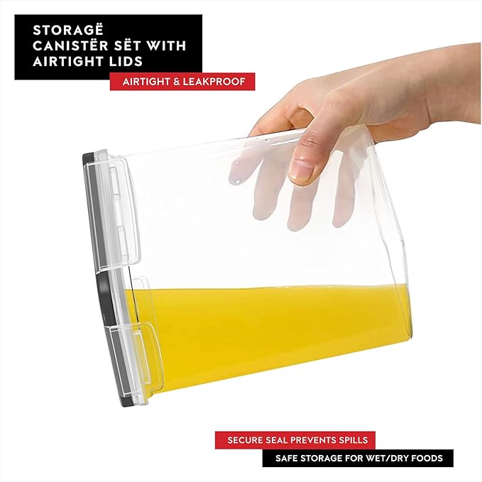 DWËLLZA KITCHEN Airtight Food Storage Container Set - Image 4