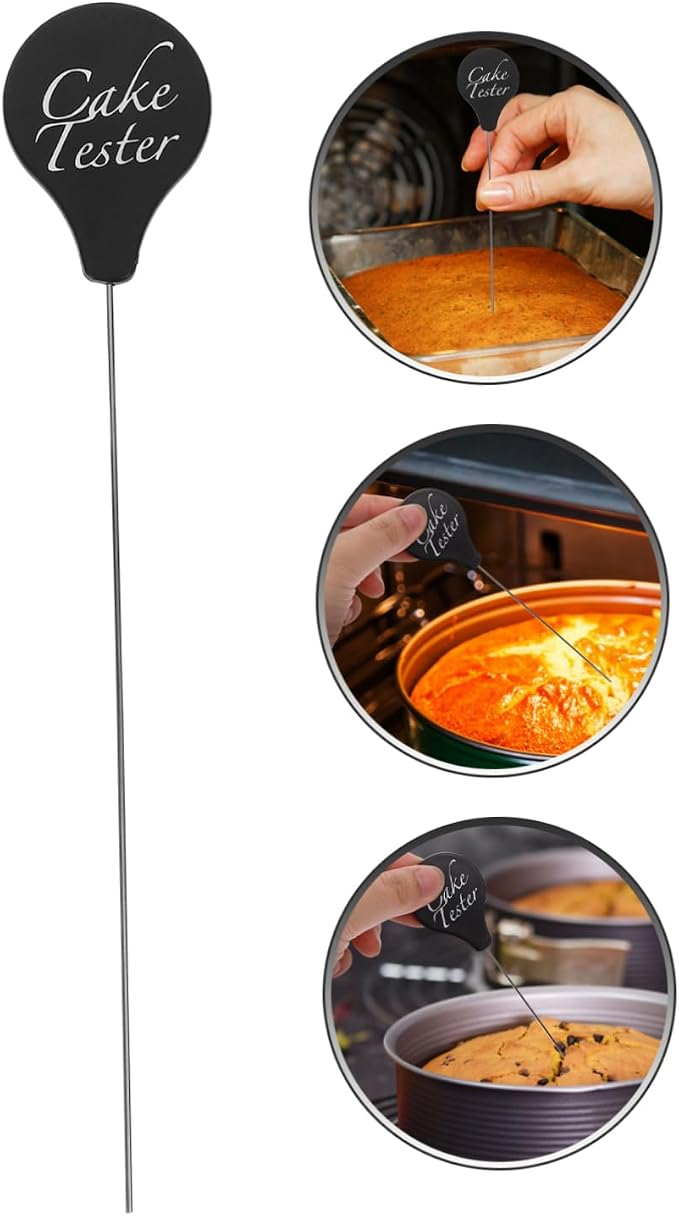 Oven Cake Testers Stainless Steel Baking Tool Smooth Handle Essential Baking - Image 7