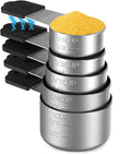 Magnetic Measuring Cups, Stainless Steel Kitchen Aid Cups Measuring set by Unknown