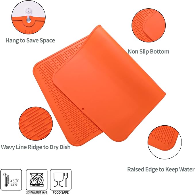 MicoYang Silicone Dish Drying Mat - Image 3
