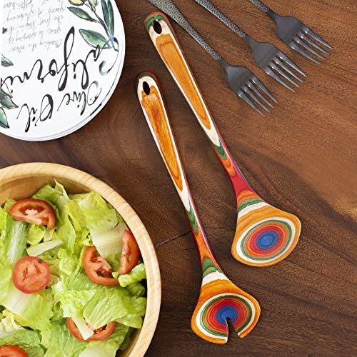 Totally Bamboo Baltique Marrakesh Collection Wooden Salad Serving