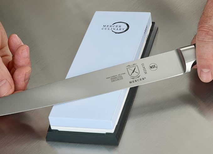 Mercer Culinary Premium Sharpening Stone 400/1000 Grit - Image 9