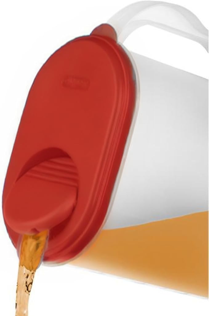 1 Gallon Water Pitcher with Lid & Pivot Top Spout -Slim Design Fits Fridge - Image 4